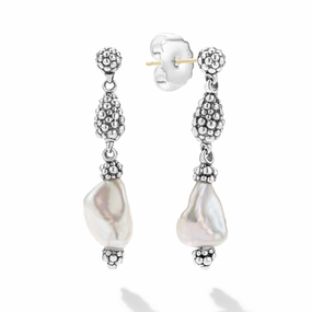 Luna Keshi Pearl Drop Earrings