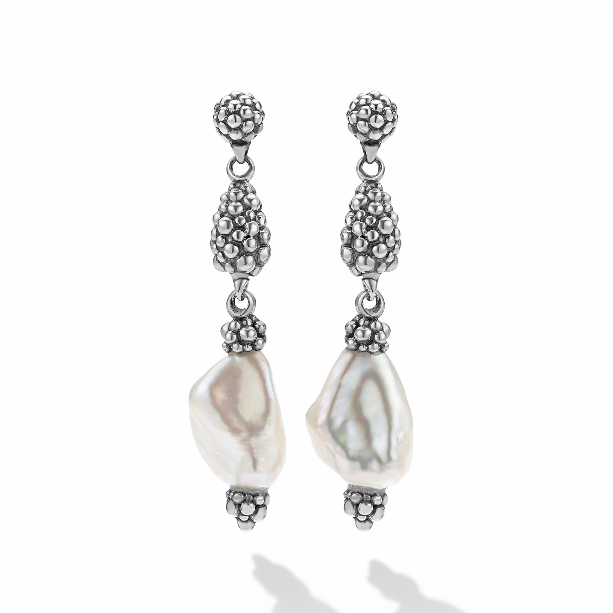 Luna Keshi Pearl Drop Earrings