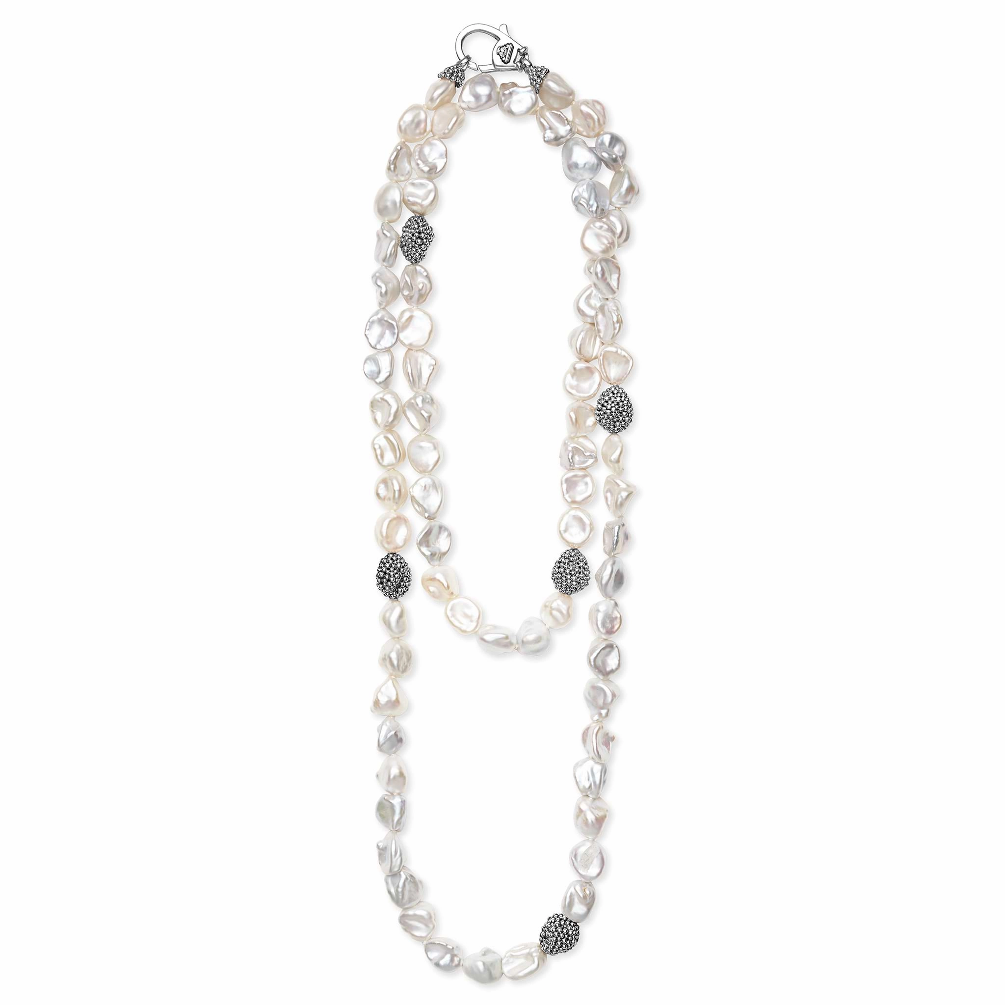 Luna Keshi Pearl Necklace | 34 inch