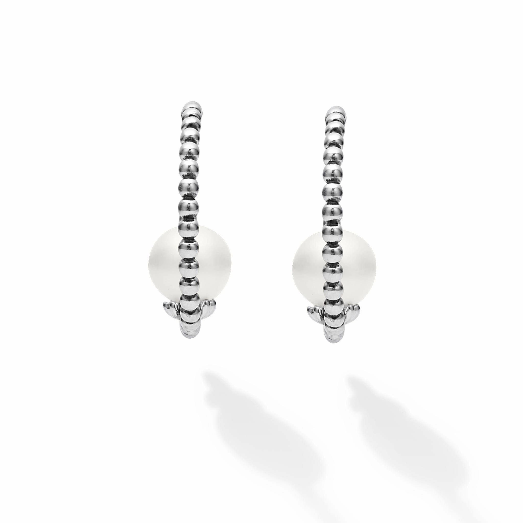 Luna Pearl Hoop Earring