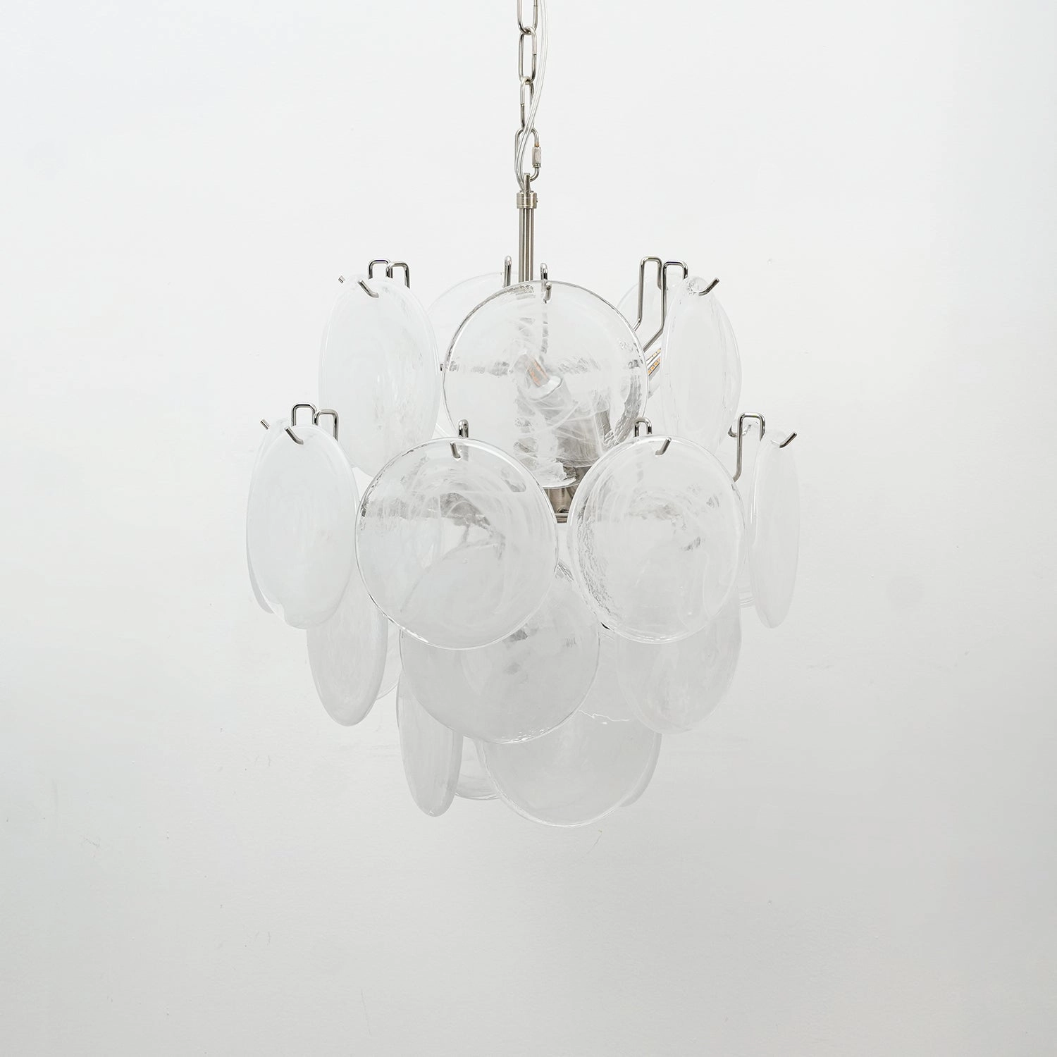 Lunaria Disc Murano Chandelier