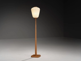 Luxus Vittsj Swedish Modern Floor Lamp in Oak with Silk Shade Knife Set,Kitchen Knives