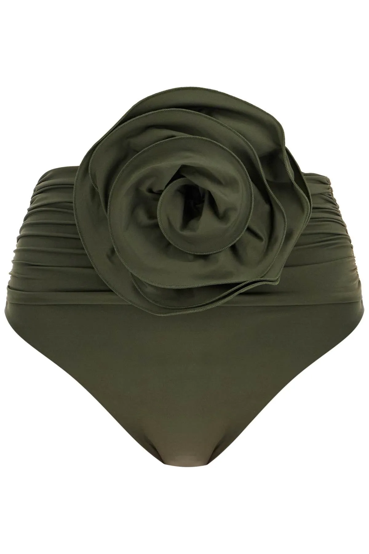 Magda Butrym Women's High-Waisted Bikini Bottom With Flower-Shaped Clip.