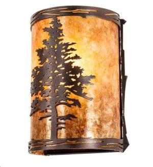 Mahogany Bronze Tamarack Wall Sconce mattress topper, bed base