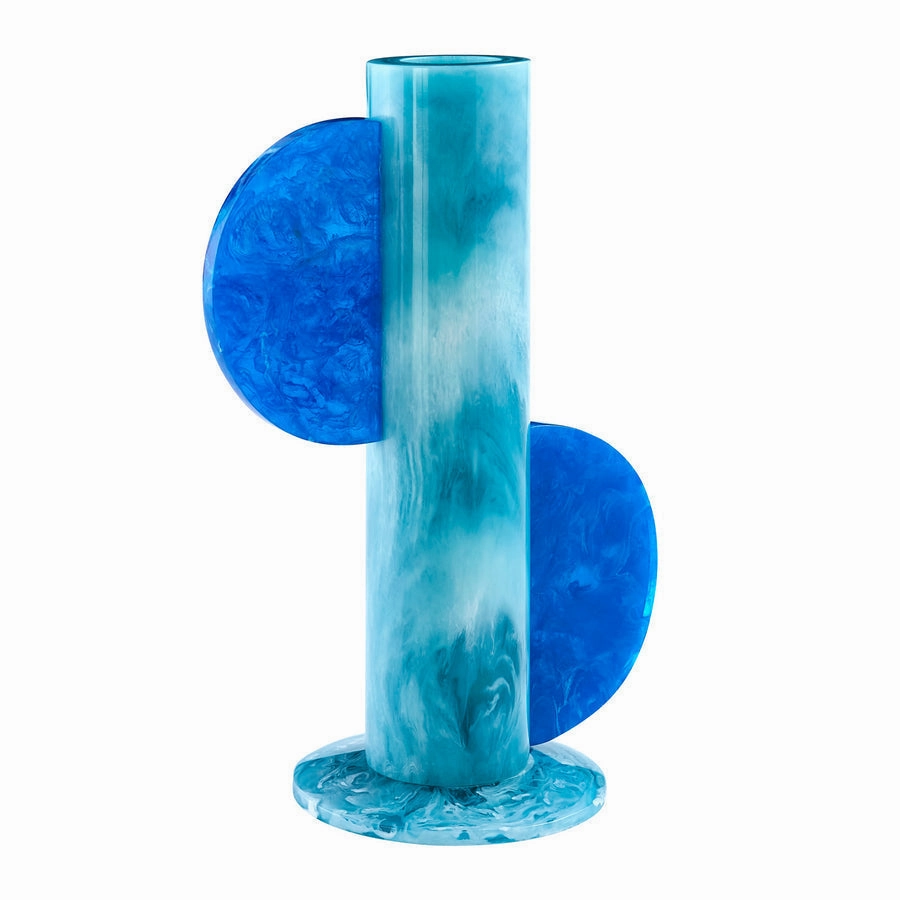 Marbleized Cylinder Vase | Jonathan Adler Mustique