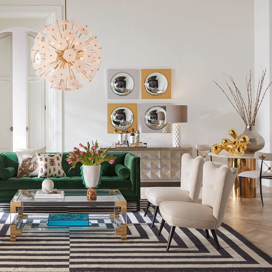 Marbleized Scalloped Vase | Jonathan Adler Mustique