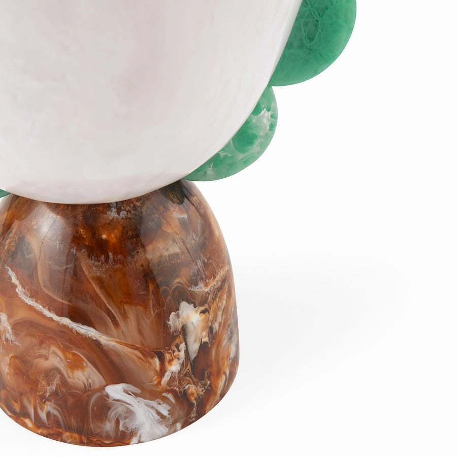 Marbleized Scalloped Vase | Jonathan Adler Mustique