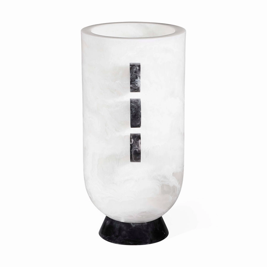 Marbleized White Urn | Jonathan Adler Mustique