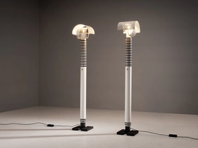 Mario Botta for Artemide Shogun Floor Lamps Knife Set,Kitchen Knives