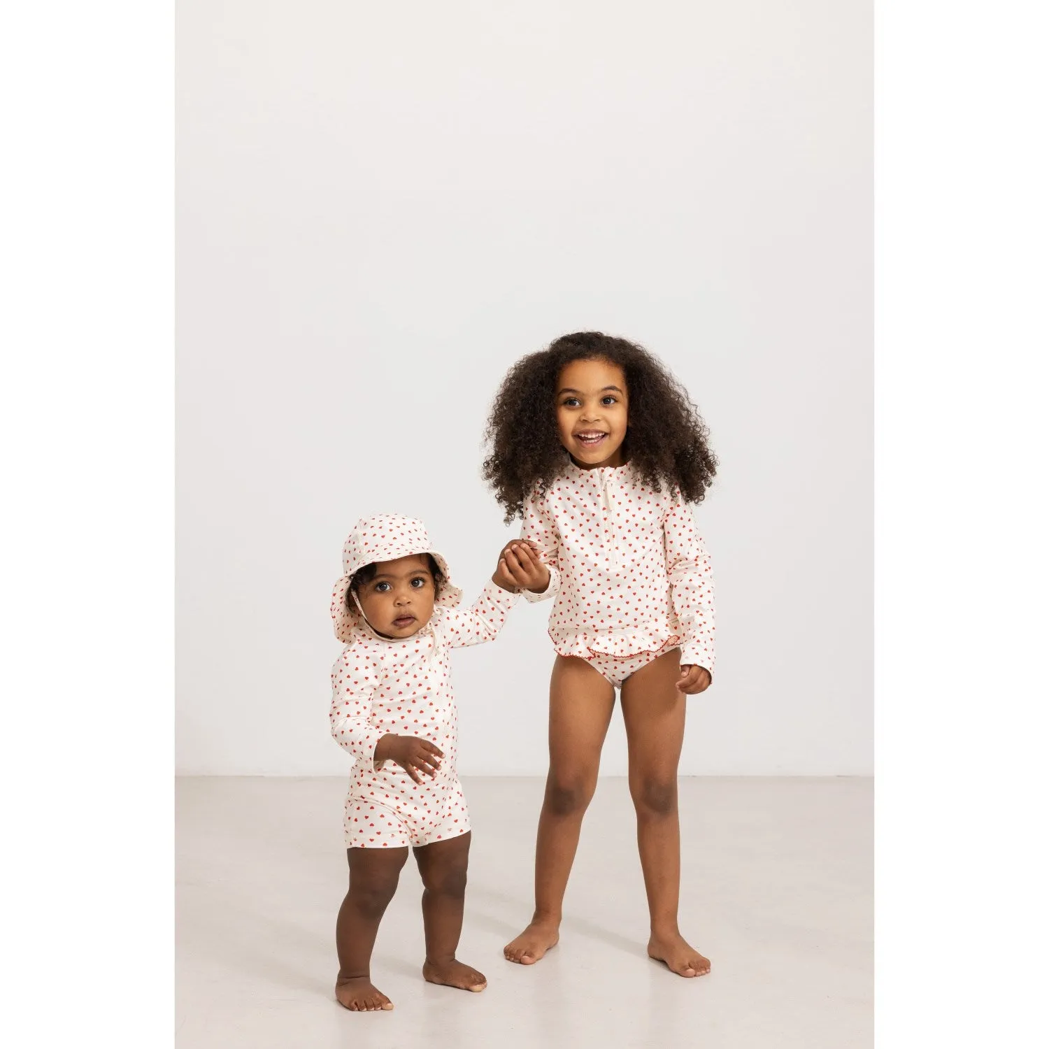 MarMar Swim Print Happy Hearts Alba Splash Long Hat