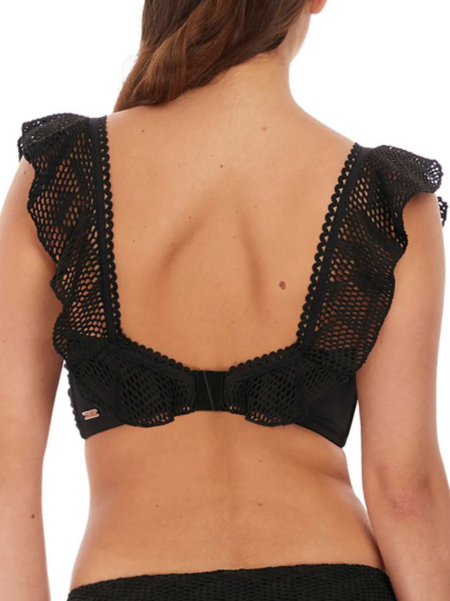 Marseille Bardot Bikini Top - Black