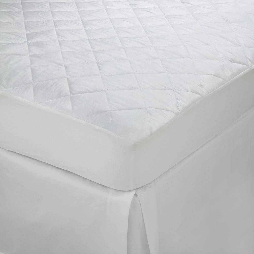 Martex Essentials Mattress Pad - White mattress pads,mattress topper,bed protection