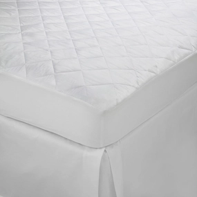 Martex Essentials Mattress Pad - White mattress pads,mattress topper,bed protection