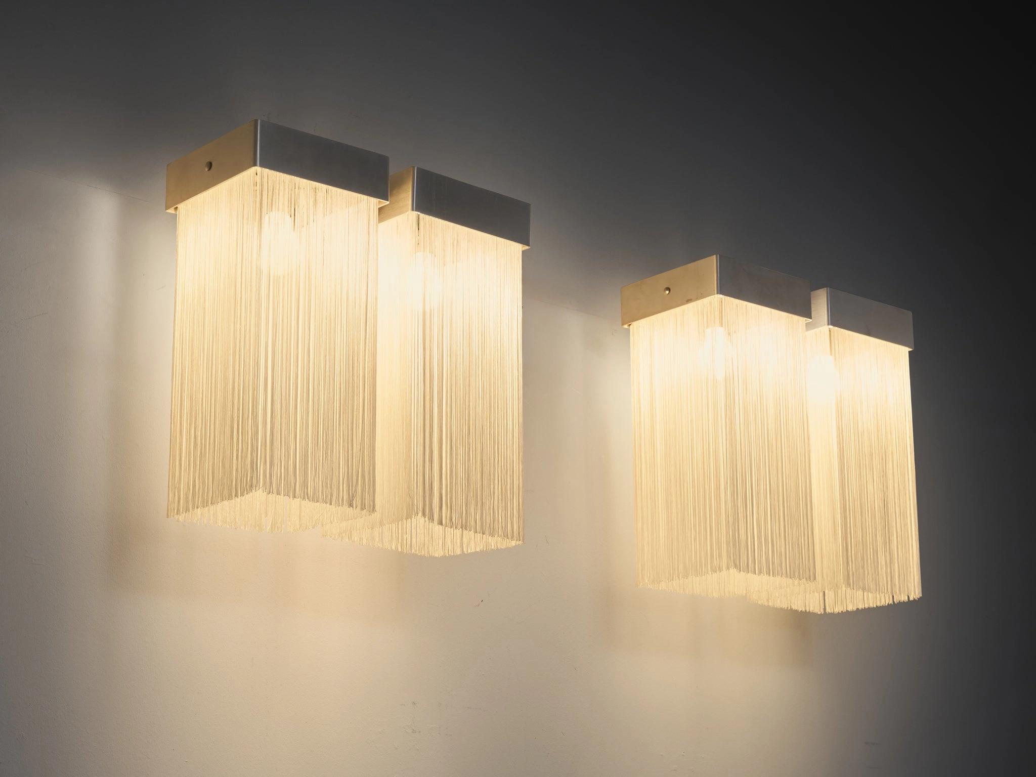 Massimo Vignelli for Arteluce Pair of '259/2' Wall Lights