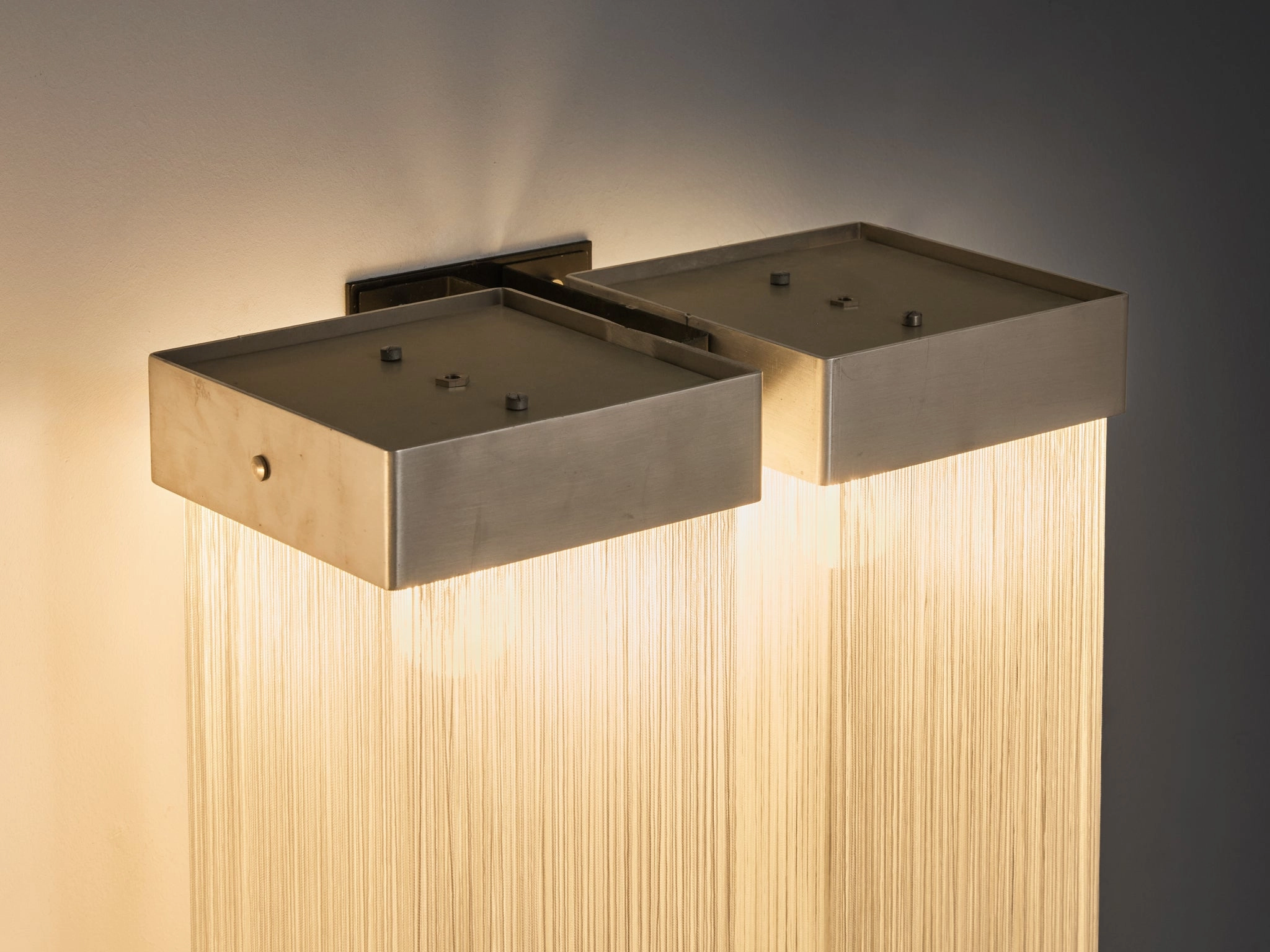 Massimo Vignelli for Arteluce Pair of '259/2' Wall Lights