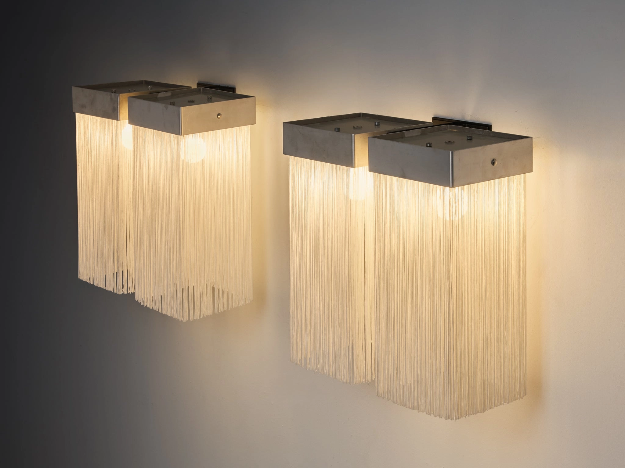 Massimo Vignelli for Arteluce Pair of '259/2' Wall Lights
