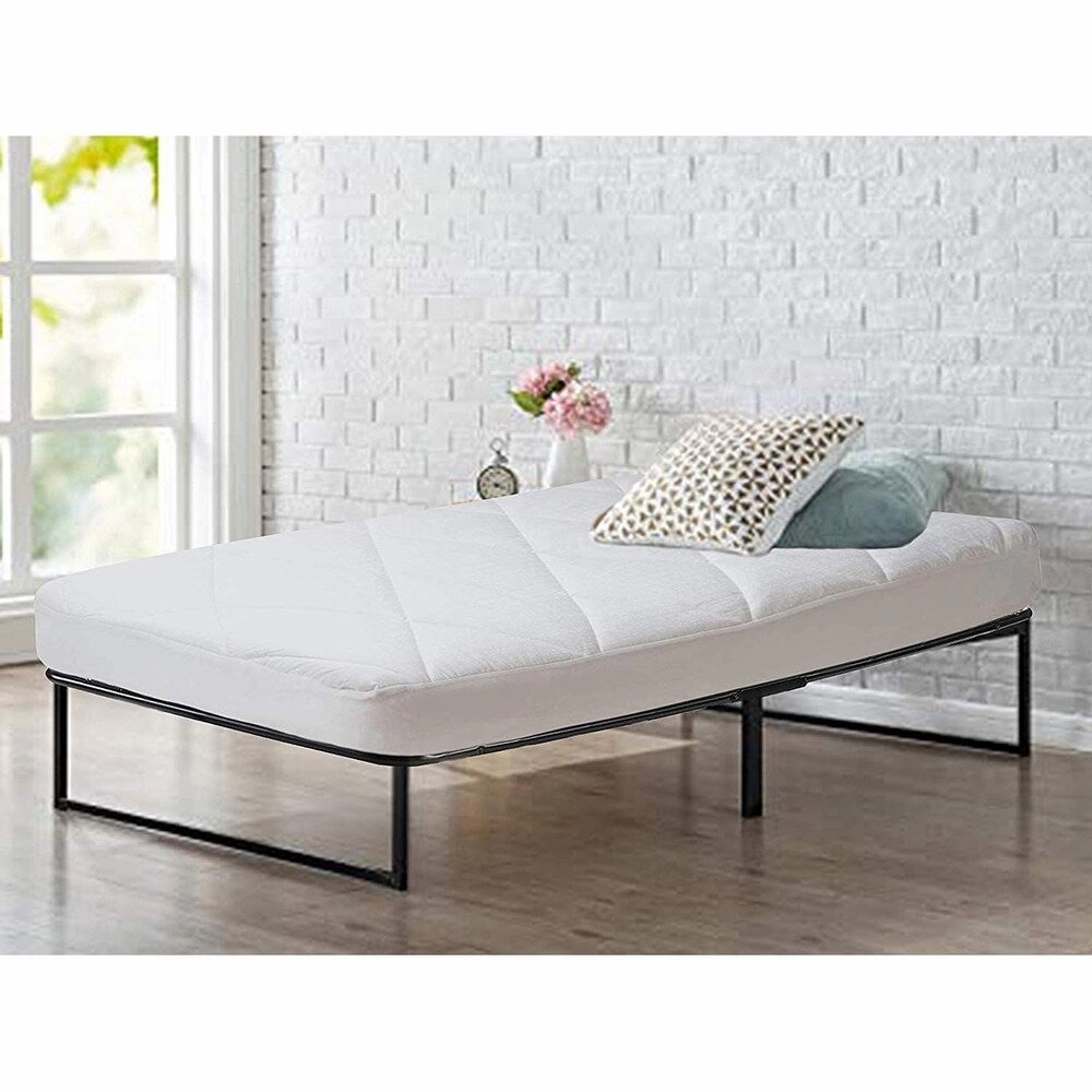 Mastertex Cot Size Mattress Pad Fitted Down Alternative Mattress Cover Cot Camping/RV Campers 33x75