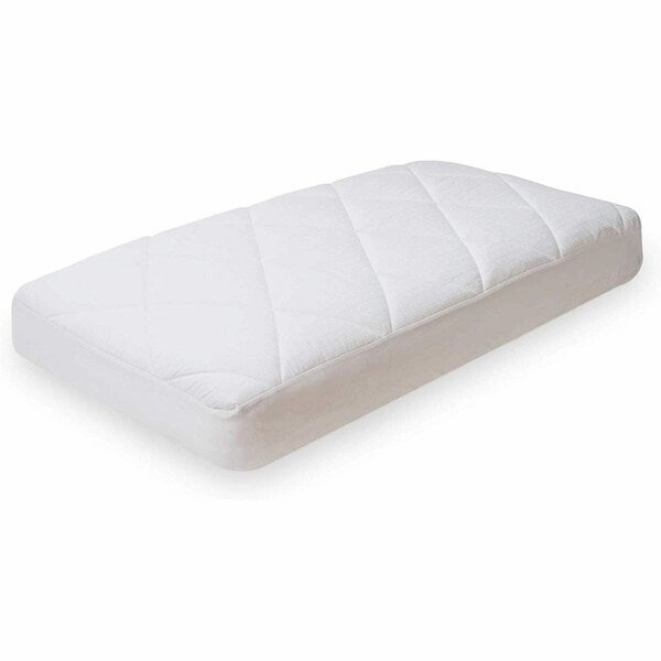 Mastertex Cot Size Mattress Pad Fitted Down Alternative Mattress Cover Cot Camping/RV Campers 33x75