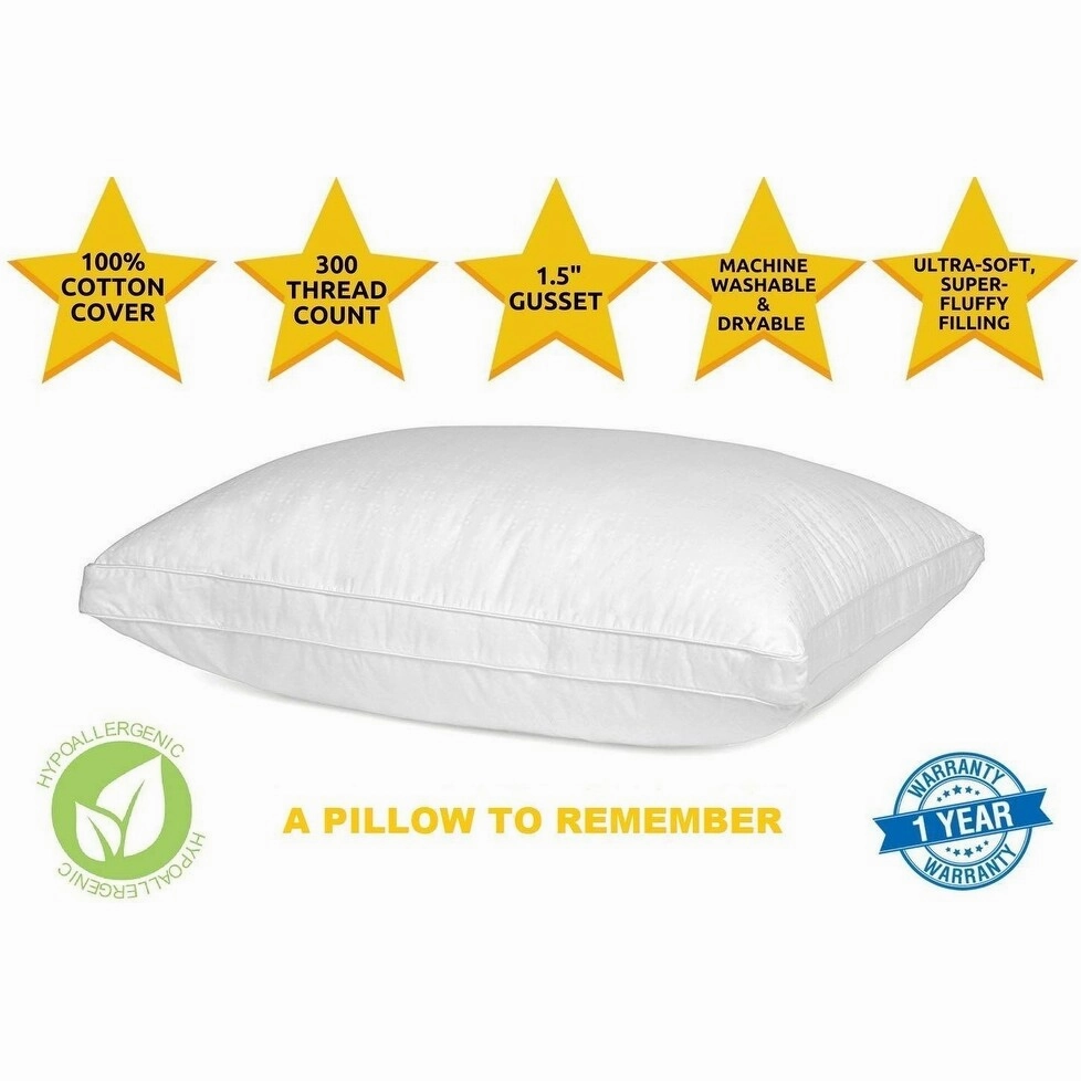 Mastertex Down Alternative Pillow Vacuum Packed