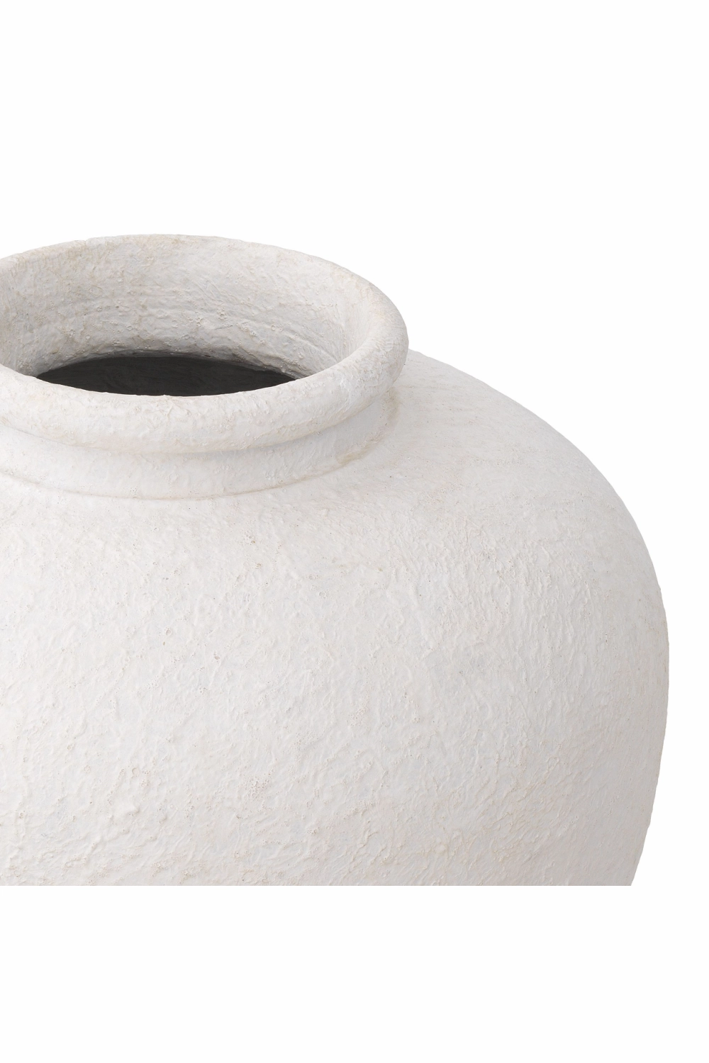 Matte White Clay Vase | Eichholtz Reine L