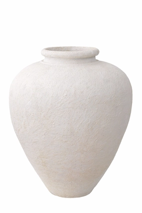 Matte White Clay Vase | Eichholtz Reine L Vase,Glass Vase