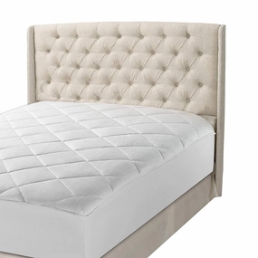 Maxi Deluxe Luxurious 300 Thread Count Cotton Fitted Mattress Pad mattress pads,mattress topper,bed protection