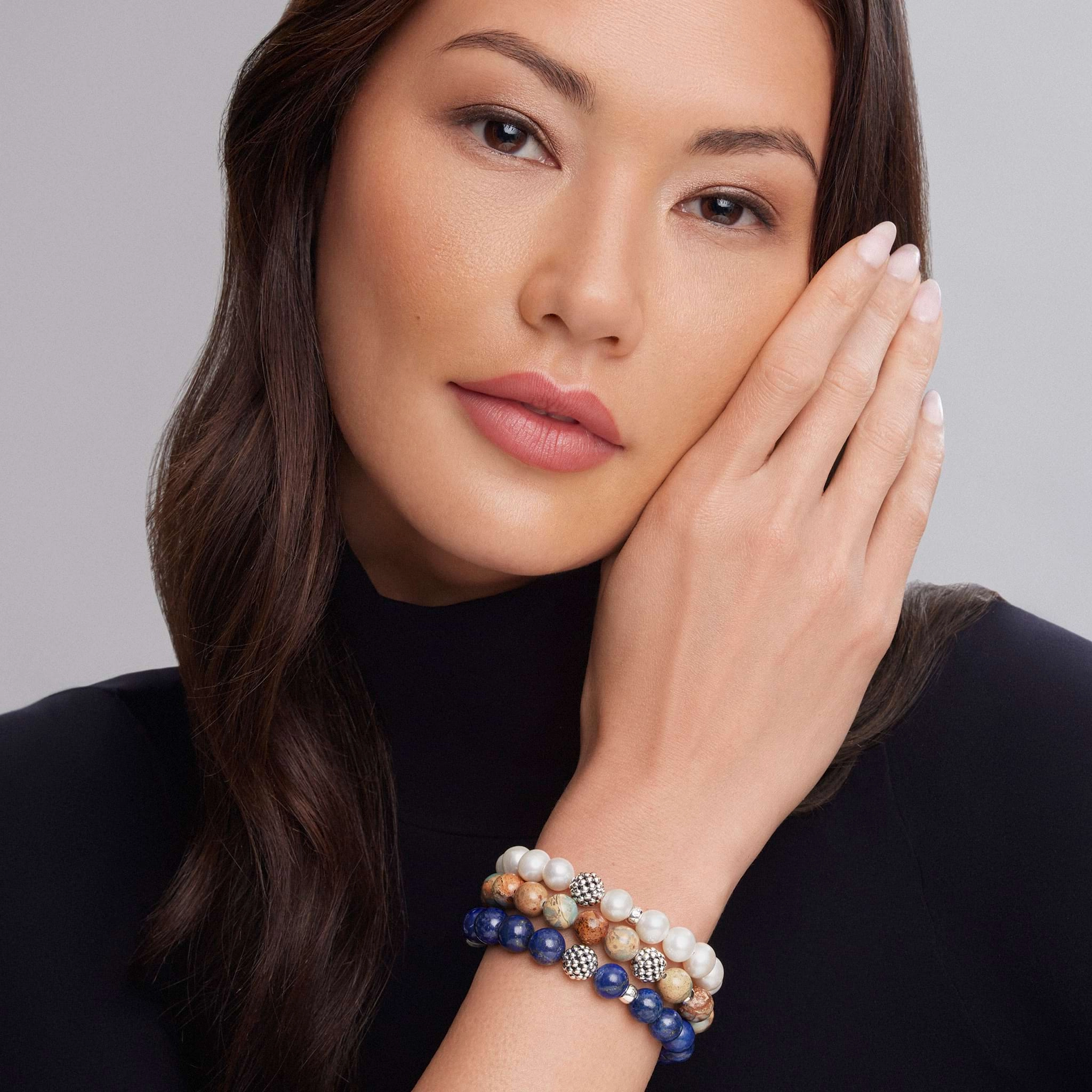 Maya Gemstone Stretch Bracelet Gift Set