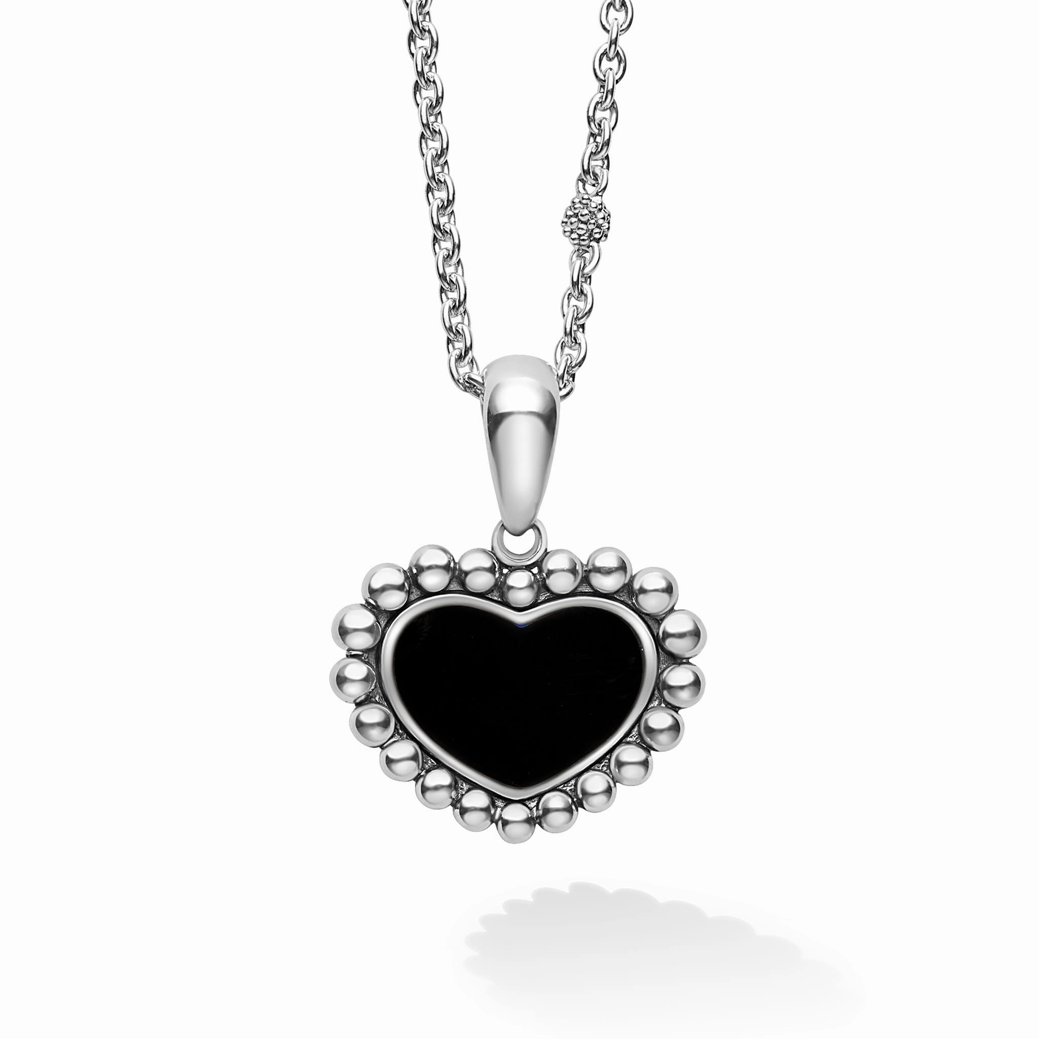 Maya Onyx Heart Necklace