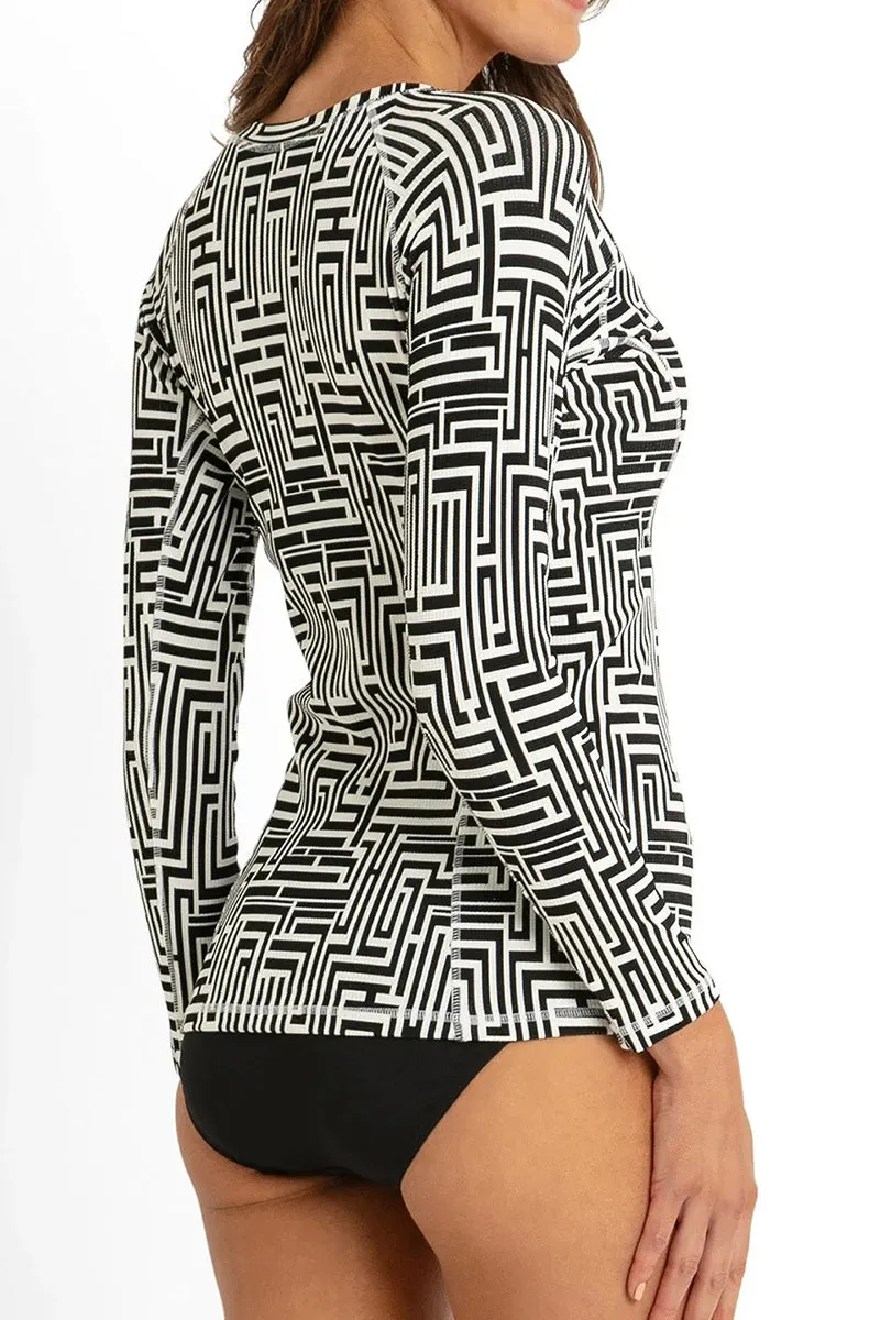 Maze Long Sleeve Rashie