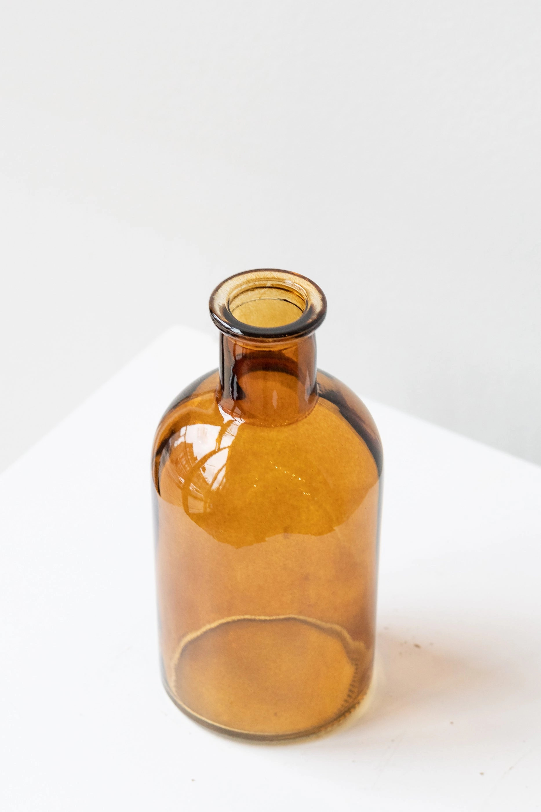 Medicine Bud Vase Amber