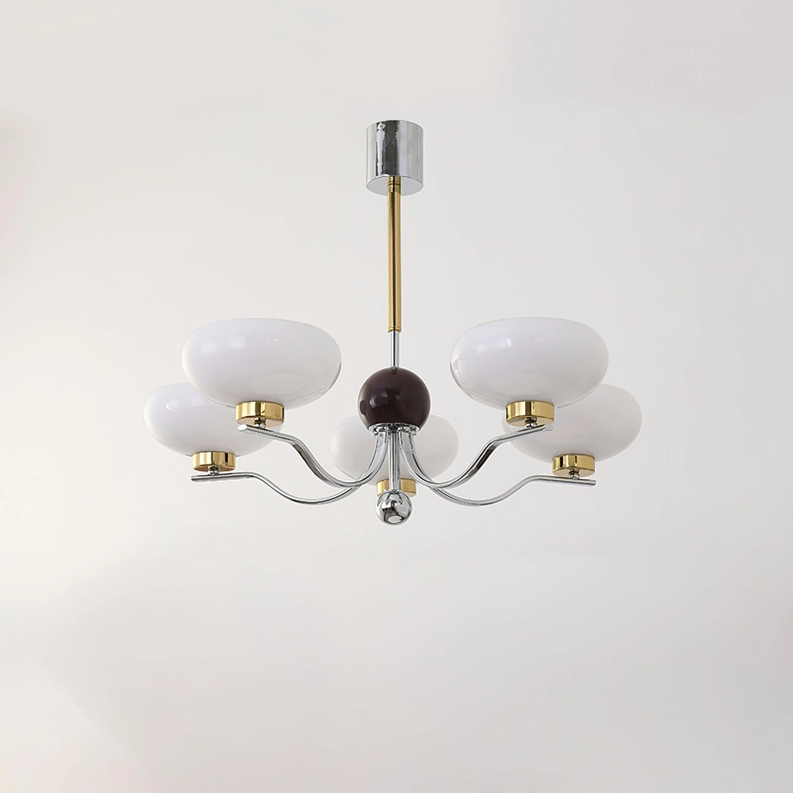 Medieval Glass Bowl Chandelier