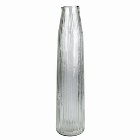 Melba Ribbed Vase, Glass - Lrg Vase,Ceramic Vase