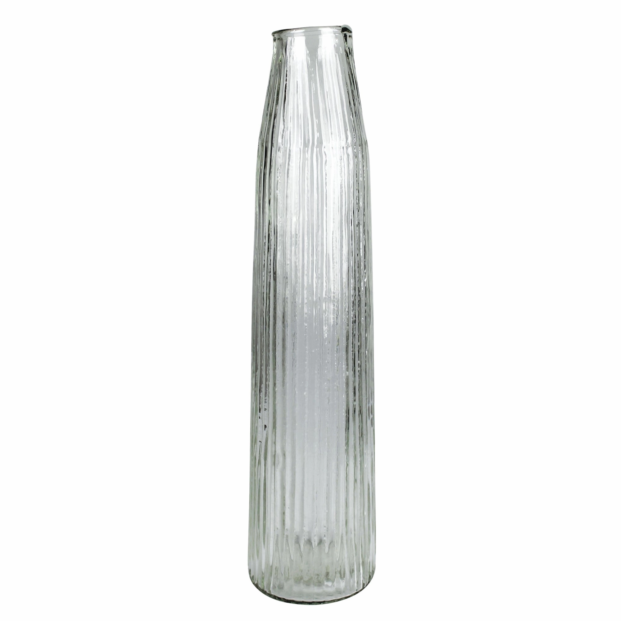 Melba Ribbed Vase, Glass - Lrg Vase,Ceramic Vase