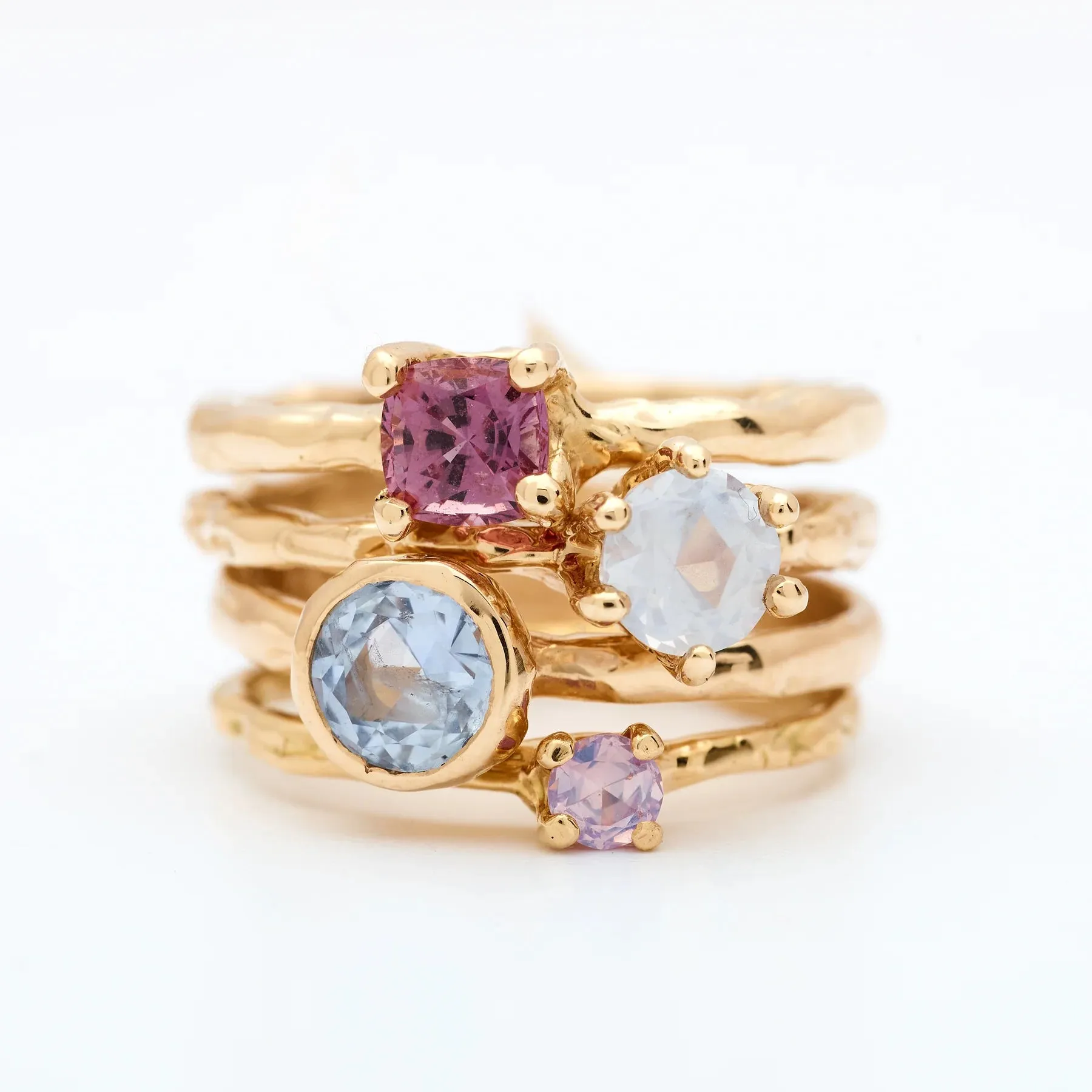 Melt Coca Cola Sapphire Ring