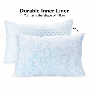 Memory Foam Pillow with Bamboo Cover, Adjustable Firmness, Premium Luxury Gel Memory Foam Pillows. - N/A pillows,bed pillow,sleeping cushion