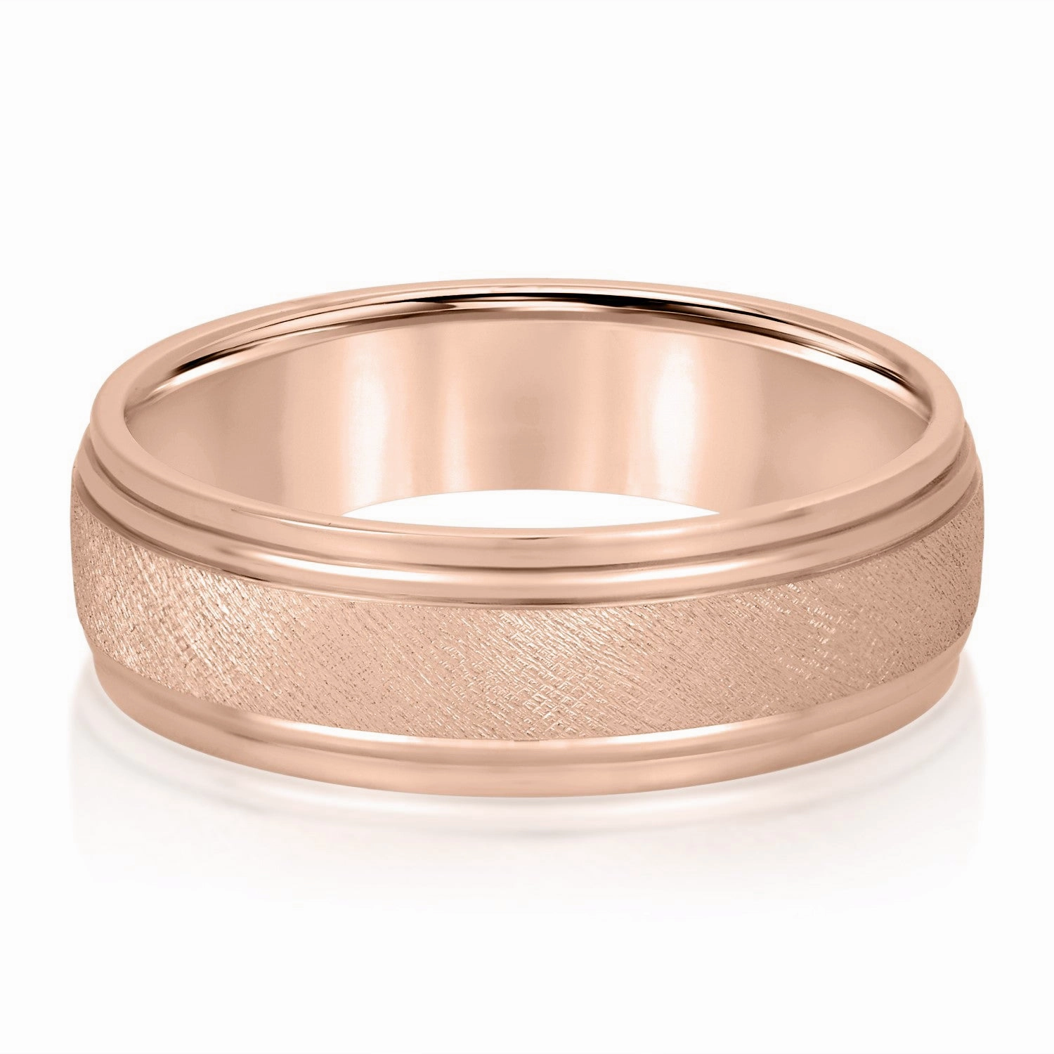 Men's Classic Step Edged Band