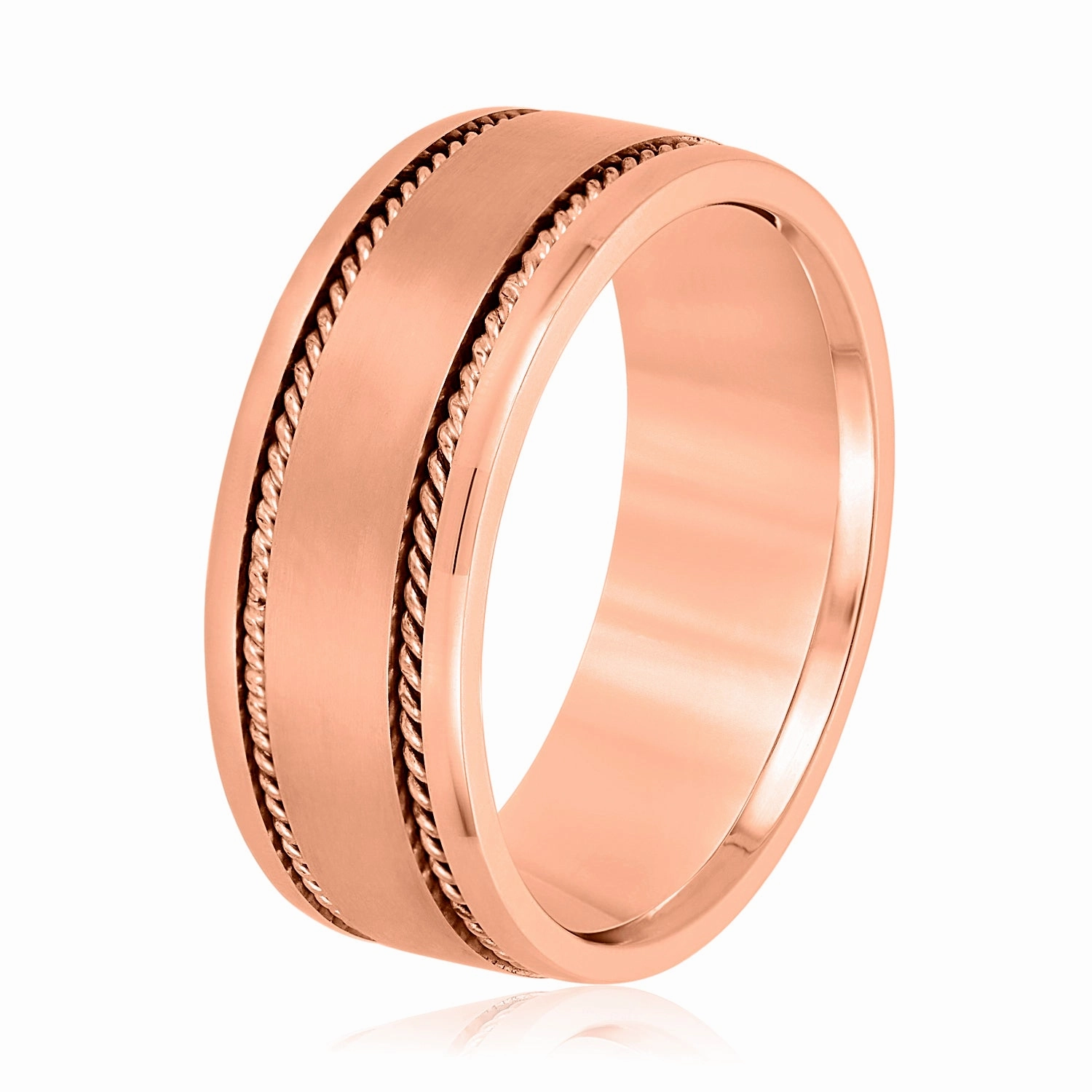 Men's Double Line Twisted Rope Classic Band