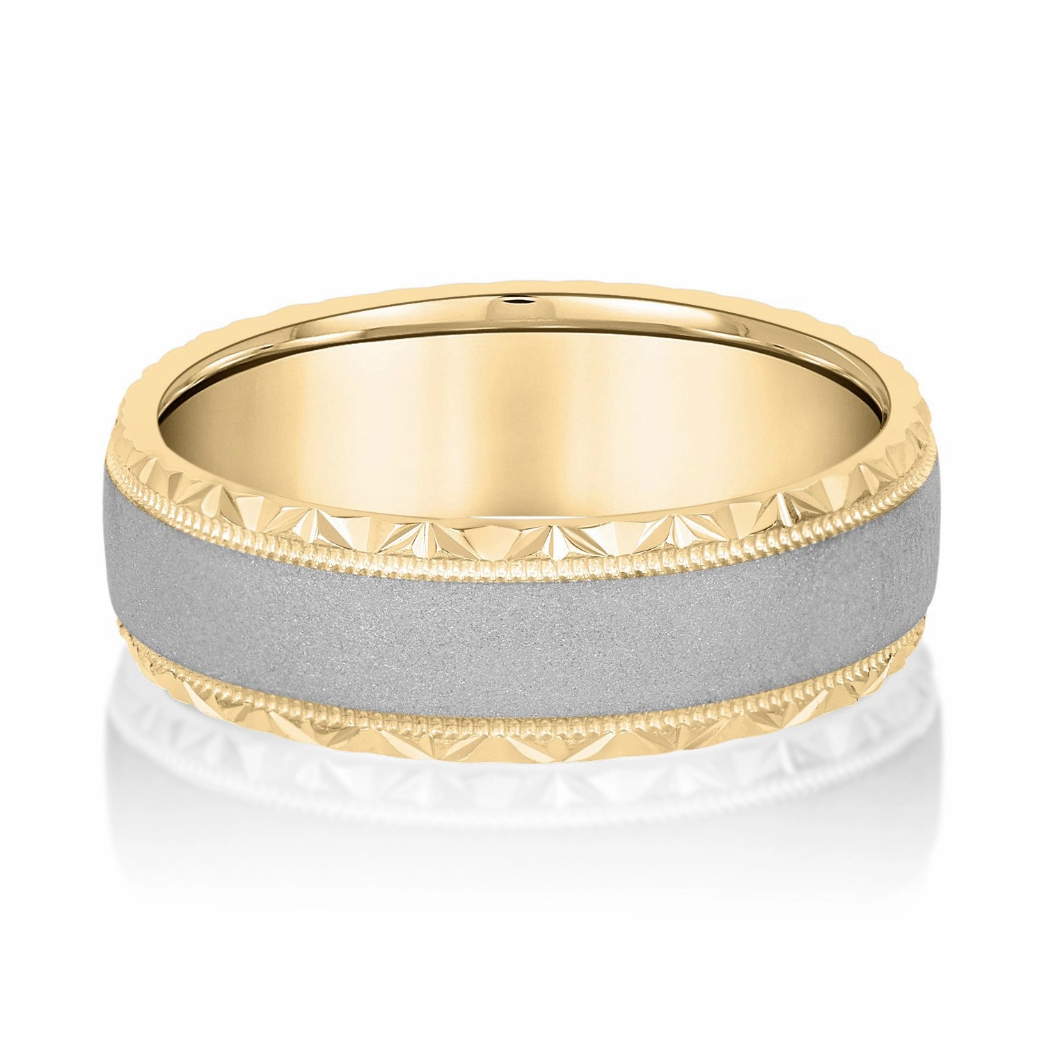 Men's Hammered Edge Band