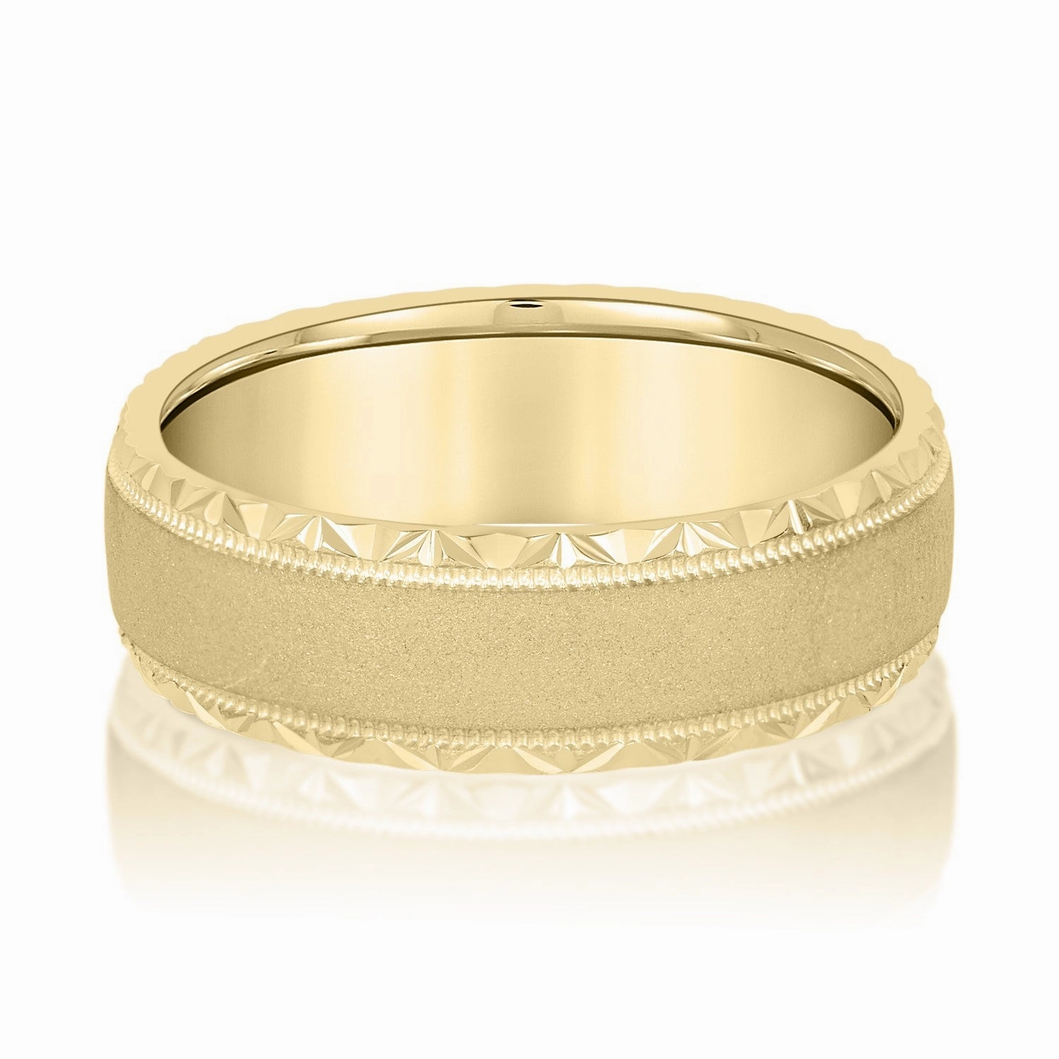 Men's Hammered Edge Band