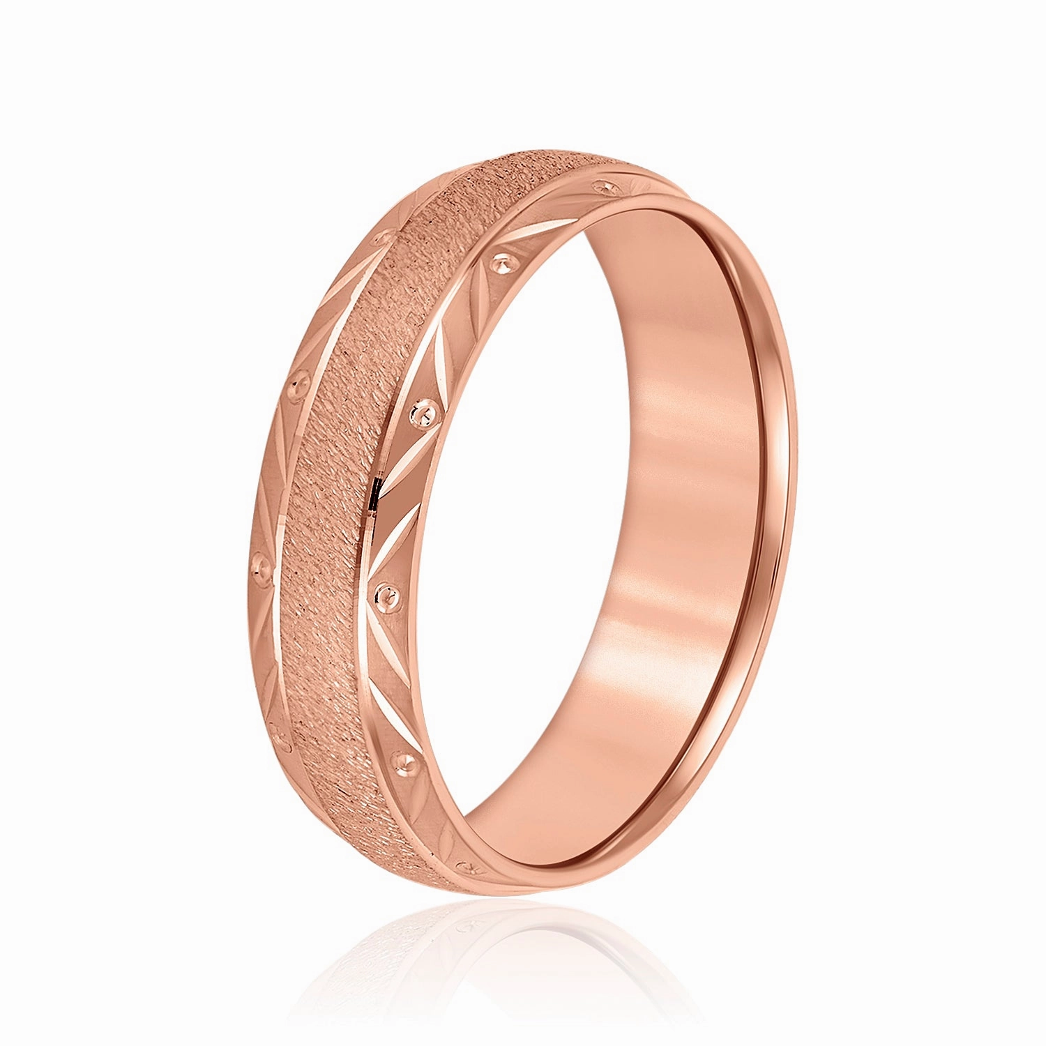 Men's Leaf and Drop Band