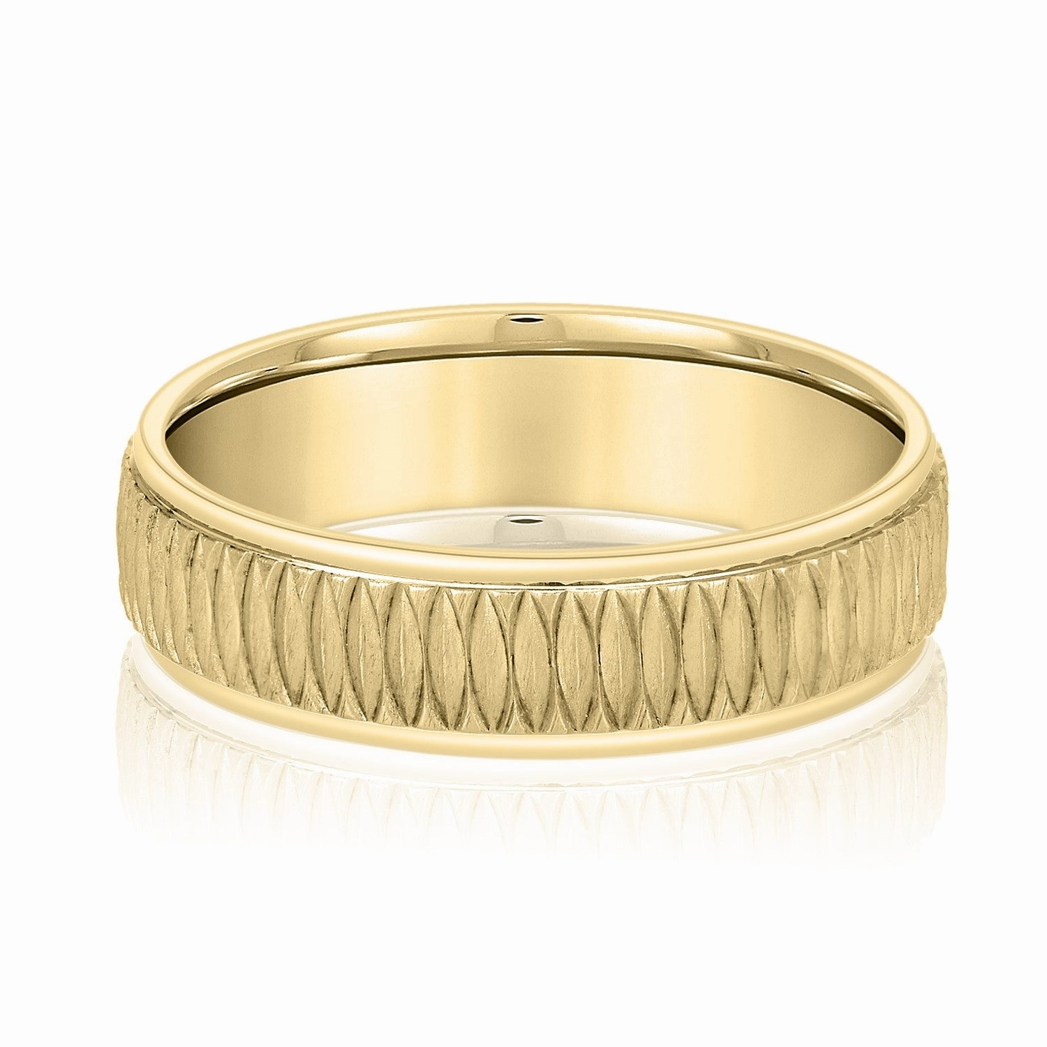 Men's Oval Pattern Design Band