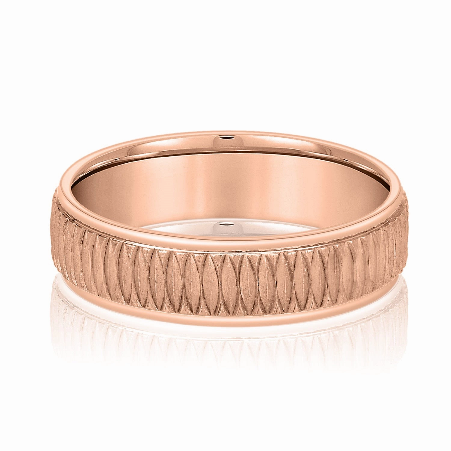Men's Oval Pattern Design Band