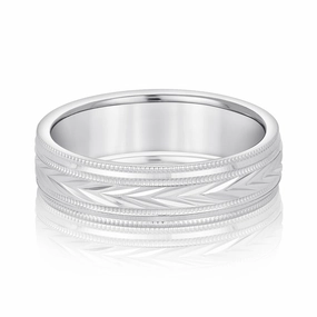 Men's Vintage Style with V Pattern Band