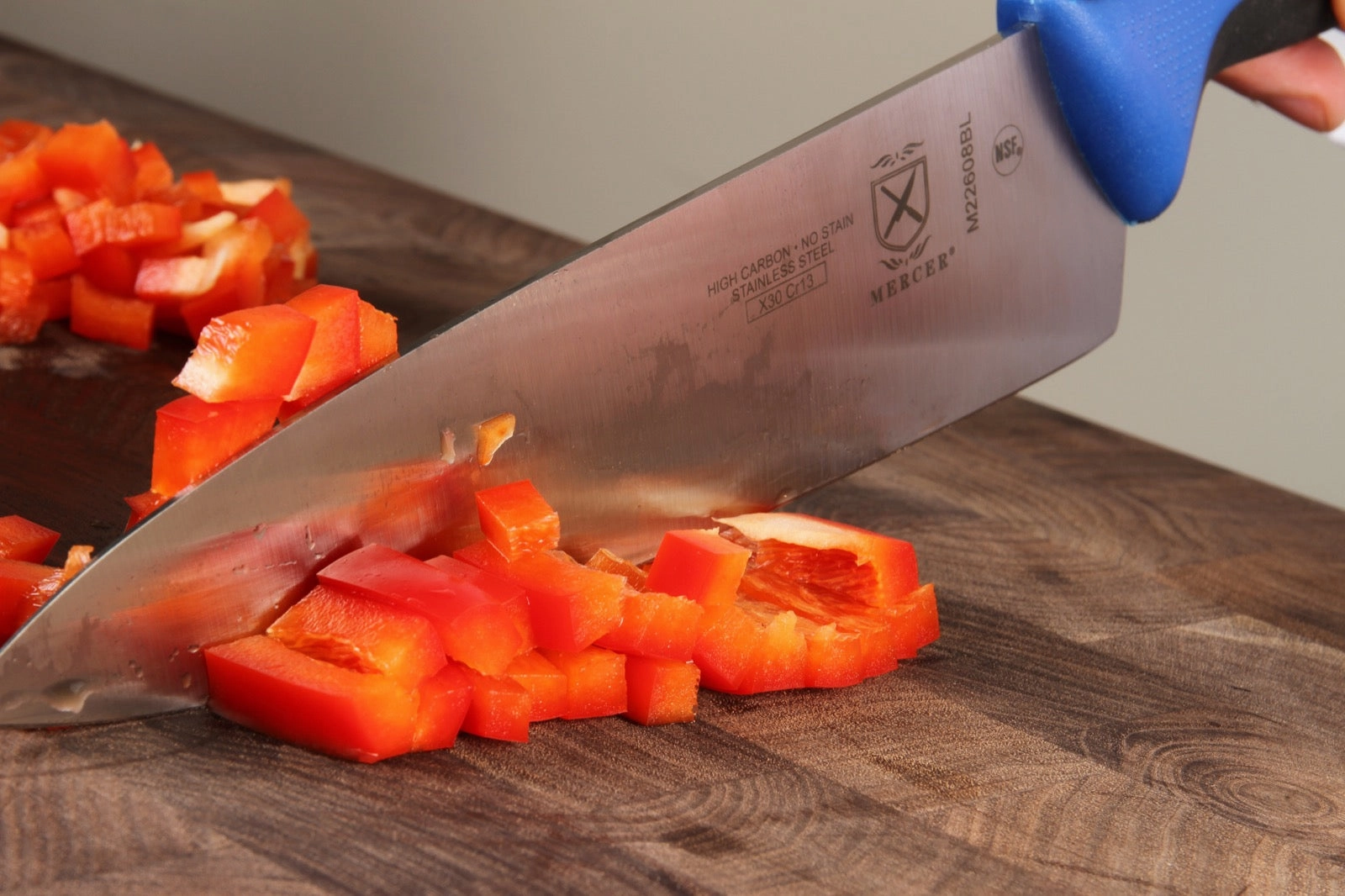 Mercer M22608BL 8" Millennia Chef's Knife, Blue