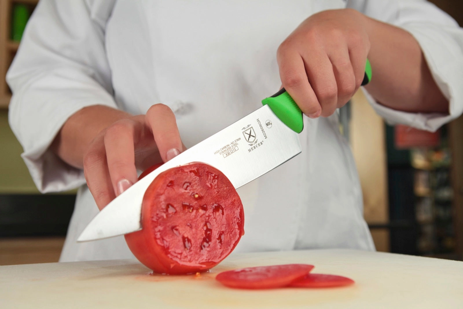 Mercer M22608GR 8" Millennia Chef's Knife, Green
