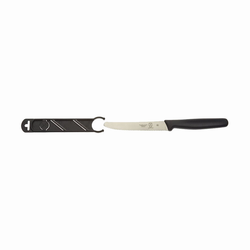Mercer M33932B Tomato Knife, Black, 4-1/4" Food Storage,Food Containers