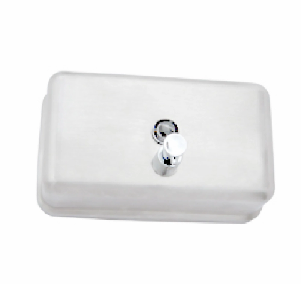 Metlam Horizontal Soap Dispenser White Powder Coated Stainless Steel ML600W by Ozwashroom Shower Curtain,Bath Curtain