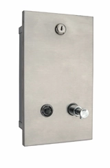 Metlam Recessed Soap Dispenser Stainless Steel ML641AS Shower Curtain,Bath Curtain