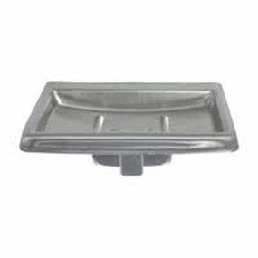 Metlam Soap Dish with Drain Satin Stainless Steal ML231S Shower Curtain,Bath Curtain