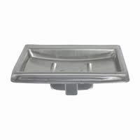 Metlam Soap Dish with Drain Satin Stainless Steal ML231S Shower Curtain,Bath Curtain